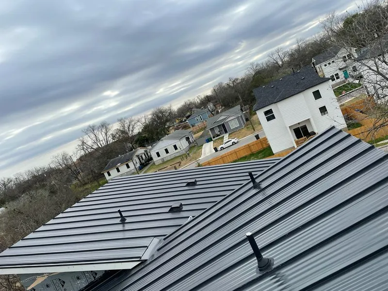Standing seam metal roof panels with vents for Skylight Repair in West Boylston